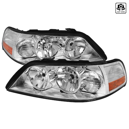 Spec-D Tuning 05-11 Lincoln Towncar Headlights Chrome 2LH-TCAR03-EU